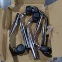 COLAMY Office Chair with Footrest, Ergonomic High Back Design Executive Computer Desk Chair with Removable Lumbar Pillow, 90-135Reclining, Thick Bonded Leather for Home Office Work Comfort, Khaki