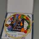 Bradove Classic Embroidery Stitches Practice Kit, Embroidery Kit for Beginners, Beginner Embroidery Kit for Adults, Hand Embroidery Kit for Kids, Stitches Kit