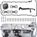 Engine Parts Aluminum Valve Covers Compatible With BMW E83 F25 E70 E85 E86 E89 E82 E92 E90 E60 E93 X3 X5 Z4 128i 328i 328xi 528i 3.0L 2.5L 2006-2013 (White(Upgrade Aluminum))