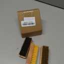 Shoe Cleaning Brush Set with Nylon, Boar and Horsehair Bristles, Wooden Sneaker Cleaner Brush for Leather, Suede, Canvas, Textile, Bags and Accessories - 3 Pack