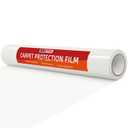 WELSTIK Clear Carpet Protector Film 24" x 200' Single Roll. Clean-Removing, Rugged Plastic Carpet Protector for Surface Protection During Construction, Alteration or Painting