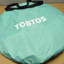 TOBTOS UPF 50+ Pop Up Beach Tent, Easy Set Up Beach Umbrella, Sun Shelter for 2-3 People UV Protection Portable Sunshade, Baby Canopy Cabana, Lightweight with Carry Bag, 78"L x 59"W x 53"H