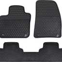 Car Floor Mats Custom Fit for 2019-2026 Volvo XC40 Not Fit Recharge Black Rubber Auto Liner Mats All Weather Protection Odorless