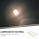 Mobestech Lampshade Material Roll Pre-Cut Flax Fabric Diy Lamp Cover Sheet for Table and Floor Lamps 62.20X39.37 Inches Light Shade Material for Home Decor Projects