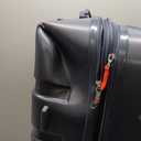 SwissGear 7366 Hardside Expandable Luggage with Spinner Wheels, Navy, Checked-Large 27-Inch