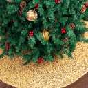 Mr. Pen- Small Christmas Tree Skirt 24 inch, Gold Sequin Tree Skirt, Christmas Skirt Tree, Xmas Tree Skirt
