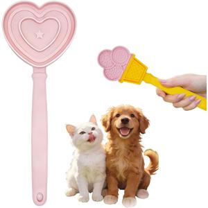 Pet Fun Feeder with Handle Slow Feeding Bowl Suitable for All Dogs and Cats Love Heart
