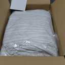 Mattress Topper Cover Protector King Size 3 Inch, 100% Waterproof Viscose Cooling Mattress Encasement Zippered with Adjustable Straps, Fit Memory Foam Mattress Topper