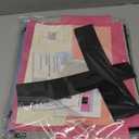 Ansook Extra Capacity Plastic Hanging File Folders Letter Size,Heavy Duty 2" Expanding Accordian Pocket with Black Insert Gasket, Filing Cabinet Folders,6 Pack Colored File Hanging Folders Organizer