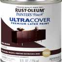 2 x Rust-Oleum 1977730 Painter's Touch Latex Enamel Paint, Half Pint, Gloss Kona Brown, 8 Fl Oz (Pack of 1)