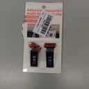 2PCS Self Adhesive Car Note Pad Holder - Window Memo Holder Car Parking Ticket Retainer Clips - Multi-Function Sunglasses Holder Clip Vehicle Storage Clamp for Card Bill Pictures (Paste)