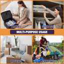 Travel Vacuum Bags with Electric Pump, Vacuum Travel Bags for Luggage and Suitcase, Combo 9 Pack
