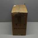 VOVUVK 1.2 Gallon Glass Drink Dispenser For Parties, Beverage Dispenser With Bamboo Wood Stand And Stainless Steel Spigot, Countertop Water Dispenser, Lemonade Dispenser For Wedding, Picnic (2PACK)