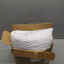 24x24 Euro Throw Pillow Inserts-Down Feather Pillow Inserts-Cotton Fabric-Set of 2-White.