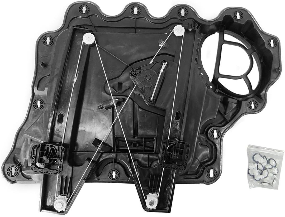 MGWILL Power Window Regulator Front Left Driver Side Compatible with 2020 2021 2022 2023 2024 Ford Explorer Replacement for LB5Z5823029A