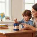 2 x 2 Pack Tinplate Piggy Bank Square Money Box Metal British Style Storage Jar Cartoon Children S Piggy Bank