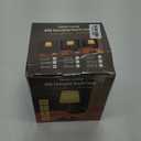 Rechargeable Cordless Table Lamp, Warm Desk Light, Wireless Touch Lamps with Stepless Dimmable Brightness & Fabric Shade for Nightstand Bedside Living Room (Black, Twill)