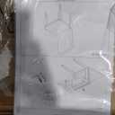 RITSU 5-Piece Farmhouse Round Retractable Dining Table Set with 4 Upholstered Dining Chairs, Copper Ingot Trim, MDF and Rubber Wood for Living Room, Apartment,Espresso