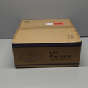 VOLISUN Low Profile Ceiling Fans with Lights and Remote, 20in Flush Mount Ceiling Fan with Light, 3000K-6500K Dimmable Fandelier LED Fan Light, Black Bladeless Ceiling Fans with Lights for Bedroom