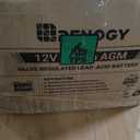 Renogy Deep Cycle AGM 12 Volt 100Ah Battery, 3% Self-Discharge Rate, 1100A Max Discharge Current, Safe Charge Appliances for RV, Camping, Cabin, Marine and Off-Grid System, Maintenance-Free