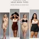 SHAPELLX Shapewear Tummy Control Shorts for Women Seamless High Waisted Body Shaper Thigh Slimming Underwear Girdle (Beige, M)