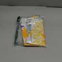 DFXSZ Yellow Blue Flower Pillow Covers 18x18 Inch Set of 2 White Gray Colored Throw Pillows Outdoor Waterproof Decor for Living Room Sofa Patio Funiture Garden Floral Polyester Pillow Covers 002J18