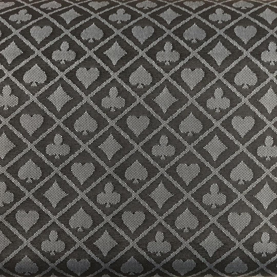 Speed Cloth Poker Table Fabric - 108X60 Inch Section of Suited Casino Card Game Table Felt Top Cover - Gray (Two- Tone Gray)