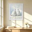 GULETHUN 14x18 Picture Frame, Ornate Ridged Embossed White Poster Frame, 14x18in