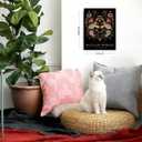 3pcs framed William Morris Wall Art Retro Insect Canvas Pictures Bee Butterfly Dragonfly Posters Prints, Botanical Nature Flower Wall Decor Paintings for Living Room Bedroom Bathroom (12x16, Black)