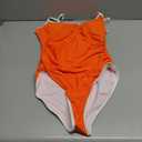 Viottiset Women's Ruched Drawstring One Piece Swimsuit Tummy Control High Cut Bathing Suit
, M