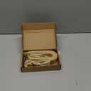 Plutus Pet Cotton Hemp Dog Collar and Leash Set, Adjustable Collar for Small, Medium, and Large Dogs, Heavy Duty and Soft on Skin, Yellow, M