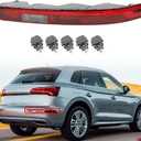 Dasbecan Rear Bumper Reflectors Light Stop Brake Tail Lights Compatible with Audi Q5 2017 2018 80A945070A (Right Passenger Side)