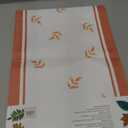 Home Bargains Plus Thanksgiving Contemporary Orange Pumpkin Table Runner, 70 Inch Long, Fall Harvest Easy Care Table Runner