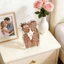 Valentine Day Acrylic Plaque Sign Romantic Gifts Engraved To My Wife for Home Acrylic Desk Decor Boyfriend Girlfriend Anniversary Birthday Gift Ideas for Her Him Couple Gift