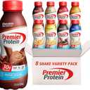 Premier Protein Shake, 8 Flavor Variety Pack, 30g Protein, No Added Sugar, 24 Vitamins & Minerals to Support Immune Health, 11 fl oz, 8 Pack Best Before March 2026