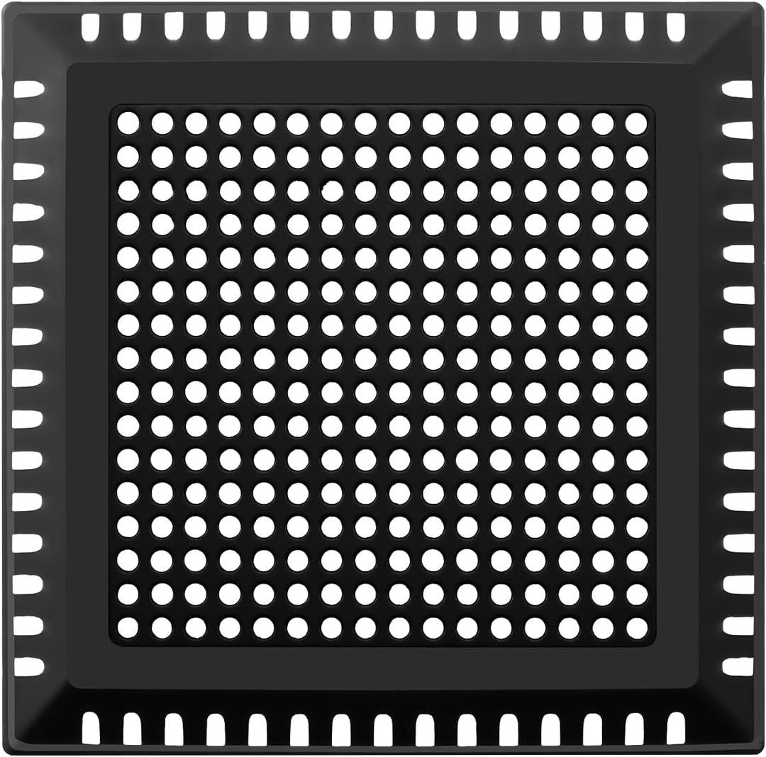 Drain Hair Catcher,Shower Drain Cover Hair Catcher Shower Drain Strainer for Bathroom Floor,Square Shower Hair Drain Catcher to Keep Away from Clogged Drain (Matte Black, 4 inch)