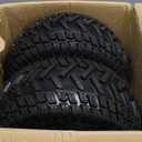 Marastar Turf Traction 18x8.50-8 Tire and Wheel Assembly for Golf Carts, 4-Bolt Wheel, All-Terrain - Set Of 2