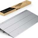 Nilight Door Threshold Ramp, 3" Rise Portable Aluminum Wheelchair Door Entry Ramps for Doorways Stairs Home Steps