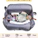 Frank Mully Diaper Bag Backpack Large Multifunction Travel Baby Bag for Mom Dad Pink1