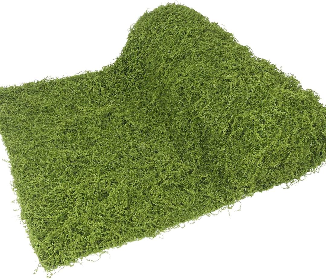 Fake Moss Rolls for Crafts Table Runner Party Centerpieces Decoration 16" x 118" Artificial Moss for Plants Indoor Green Faux Grass for Planters DIY Fairy Garden Floral Wedding 40 x 300cm