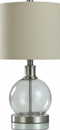 Stylecraft Gray/Light Gray Table Lamp