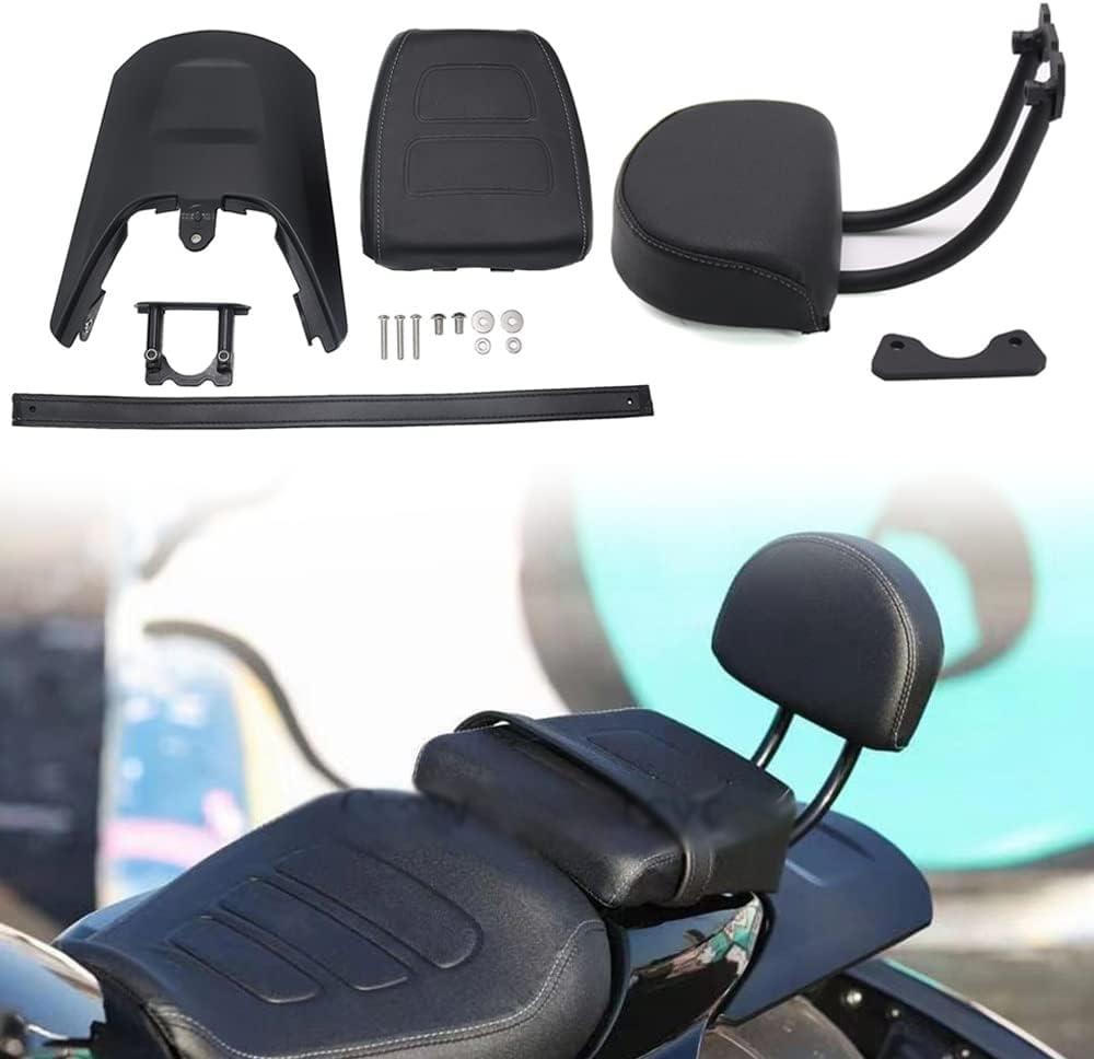 for Harley Sportster S 1250 RH 1250 2021 2022 2023 2024 Motorcycle Passenger Rear Seat Pad Sissy Bar Backrest Pad Kits
