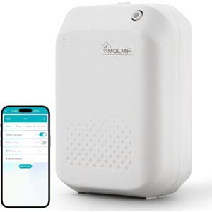Hotel Collection Diffuser,Wireless Battery Powered,Bluetooth App,Waterless Essential Oil Diffuser,Scent Air Machine for Home,Cold Air Diffusers for Home,Nebulizing Diffuser - Checkered White
