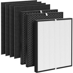 Premium Replacement Filter Compatible with AD3000 Air Puri-fier, Include 1 Premium Filter + 2 Carbon Filters + 4 Pre-filters