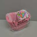 Kid's Bicycle Basket Streamers Set, Unicorn Children's Bike Handlebar Wicker Basket Bike Streamers Bell and Stickers, Bike Basket Front Decoration for Girls (Pink)