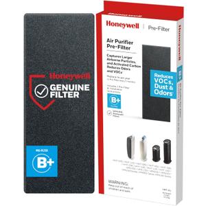 Honeywell HRF-B1 Air Purifier Filter, 1-Pack  Airborne Allergen Air Filter Targets Dust, Wildfire/Smoke, Odors and VOCs (1.2" x 4.9" x 11.7")