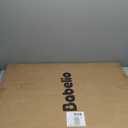 Babelio 34" Tall No Bottom Bar Baby/Dog Gate for Stairs, House and Doorways, 29.7-46.5" Auto Close Safety Pet Gates with Large Walk Thru Door, Hardware Mount, Black