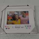 Malden International Designs 4x6 Better Together Picture Frame Raised Dark Gray Rustic Wood Outer Moulding White Routed Rustic Wood Mat White MDF Attachment With Gray Screenprinted Text