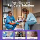 Inflatable Dog Cone Collar - Donut Collar Recovery ECollar Alternative After Surgery - Soft Dog Cone for Dogs, M
