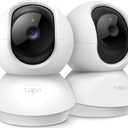 Tapo 2K Pan/Tilt Security Camera for Baby Monitor, Dog Camera w/Motion Detection, 2-Way Audio Siren, Night Vision, Cloud&SD Card Storage, Works w/Alexa & Google Assistant, 2-Pack (Tapo C210P2)